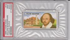 1966 Lyons Maid Famous People William Shakespeare #19 PSA 9 (OC) Pop 1 No Higher picture