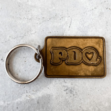Vintage 70’s PDQ bronze keychain picture