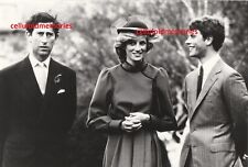 Original Press Photo Princess Diana Lady Di Spencer Prince Charles & Edward picture