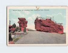 Postcard Balanced Rock and Steamboat Rock Mushroom Park Colorado Springs CO USA picture
