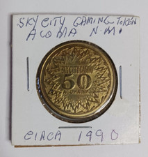 Sky City Casino Acoma, N.M. 50 Cent Token Rare picture