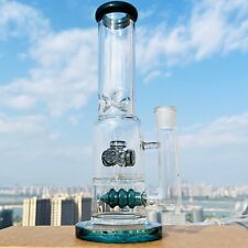 12 inch Heavy Glass Bong Beaker Smoking Water Pipe Thick Hookah W/18mm Bowl picture