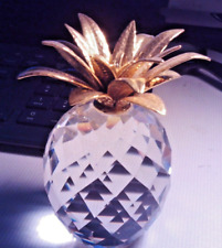 SWAROVSKI CRYSTAL FIGURINE LARGE PINEAPPLE 7507 105001 EXCELLENT CONDITION RARE picture