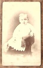 c1875 BABY HOMER SMITH CDV QUAKERTOWN PA S.P. GREISAMER PHOTOGRAPHY Z5373 picture