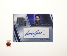 2019 Star Trek Inflexions Linda Park Autograph Silver costume relic Hoshi Sato picture