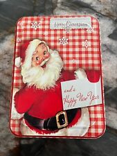 Santa Clause Merry Christmas Lindy Bowman Decorative Tin t2 picture