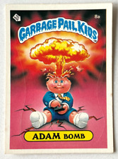 1985 Topps Garbage Pail Kids OS1 1st Series ADAM BOMB Card 8a Checklist GLOSSY picture