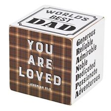 Quote Wooden Cube Home Decor Inspirational Block Sign 3 in SQ Mr. Fix it 2 Pack picture