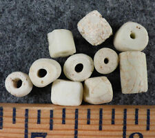 (10) Site Excavated Cherokee Indian Stone Trade Beads Pre-1600 Ancient Beads picture