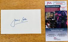Jonas Salk Signed Autographed 3x5 Card JSA Certified Polio Vaccine Scientist picture