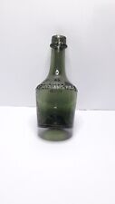 Vintage Glass Bottle Benedictine B&B Green Liquor Horseshoe Embosse Rarity Old picture