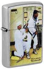 Zippo 48988, Artist Norman Rockwell Astronauts Lighter, 2-Sided Design, NEW picture