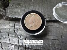 Old Rare Vintage Antique Relic 1862 Indian Head Penny Free Coin Display Case picture