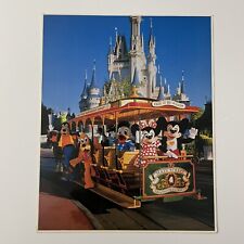 Vintage Walt Disney Photo Prints Mickey Mouse Welcome to the Magic Kingdom 8x10 picture