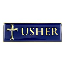 USHER Magnetic Badge Perfect For Your Usher Ministry 1