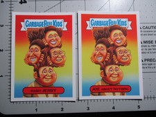 GARBAGE PAIL KIDS seinfeld jerry 2 STICKER CARD SET Hate the 90s tv 2a 2b A picture