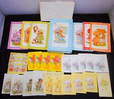 Lot 32 Vintage Unused Greeting Cards Mixed-Holly Hobbie-Sunbonnet Kits-Gretchen+ picture