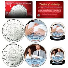 ROYAL BABY SUSSEX ARCHIE Prince Harry & Meghan Markle RCM Canada 2-Coin Set picture