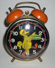 Vintage Muppets Big Bird Alarm Clock USA Runs But Not Needs Work picture