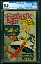 Fantastic Four #3 CGC 5.0  Marvel KEY 1st Team App in Costumes 1st Miracle Man picture