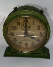 1927 Gold Westclox Baby Ben De Luxe Wind Up Alarm Clock Works Parts/Repair picture