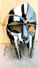 Anti Rust ~ MF Doom Gladiator Mask ~ Silver Finish in Brass Metal Mask ~ Limited picture