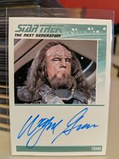 Star Trek TNG Portfolio Prints S2 Wayne Grace Autograph Card as Torak 2016  picture