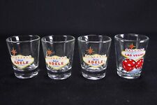 Weekends With Adele Shot Glasses Fabulous Las Vegas Nevada Sign 4 Total picture