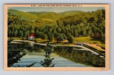 Blowing Rock NC-North Carolina, Lake on the Cone Estate Antique Vintage Postcard picture