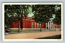 Titusville PA-Pennsylvania, Colestock High School  c1940 Vintage Postcard picture