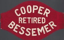 Vintage Cooper Bessemer Grove City PA Retired Armband picture