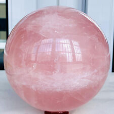 3860g Natural Pink Rose Quartz Sphere Crystal Ball Reiki Healing picture