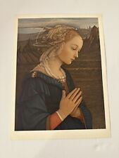 Imported 1950’s Religious Prints from Italy, Rinascimento Print, Madonna  picture