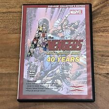 Marvel The Avengers Earth’s Mightiest Heroes 535+ Comics 40 Years DVD-Rom Tested picture