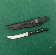 Buck USA 1972-86, 107 Scout Micarta Fixed Blade Knife & Sheath MINT picture