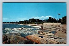 Madison CT-Connecticut, Hartford Beach, Antique Vintage Souvenir Postcard picture