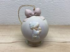 Vtg 1991 Enesco Precious Moments May Your Christmas Be Merry Ornament Figurine picture