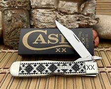 Case XX USA Natural Bone Native American Tribal Bullet XX 1/500 Cheetah Knife picture