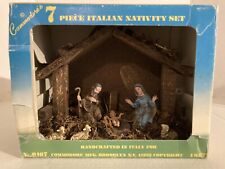 Vintage Commodore’s Italian 7 Piece Nativity Scene In Box picture