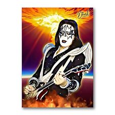 Ace Frehley Kiss Guitarmageddon Sketch Card Limited 10/30 Dr. Dunk Signed picture