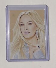 Carrie Underwood Limited Edition Artist Signed “Country Queen” Trading Card 3/10 picture