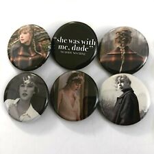 Taylor Swift EVERMORE Pinback Button Badge Set Folklore Music Merch Pins  picture