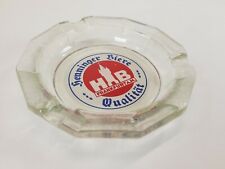 Vintage HENNINGER BIERE BEER Brewery Advertising Cigar Glass Ashtray picture