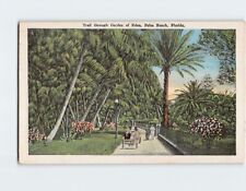 Postcard Trail Through of Eden Palm Beach Florida USA picture