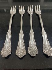 Set 4 Vintage 1847 Rogers Bros A1 Silverplate Seafood Oyster Forks. picture