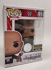 Funko Pop WWE Vinyl Figure #91 - The Rock with Championship Belt w/ Protector picture