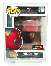 Vision 70's Pop #718 Wanda Vision Funko Pop Gamestop Exclusive in Protector 2021 picture
