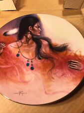 Ozz Franca,Navajo Summer “752,Collector Plate,9”,1991,Rare, Hadley Company. picture