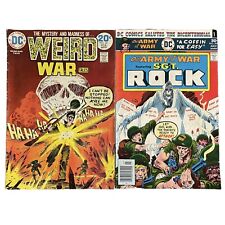 OUR ARMY AT WAR: SGT. ROCK #294 + WEIRD WAR TALES #22 DC Comic Lot picture