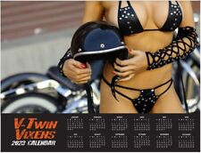 VALENTINE SPECIAL 2023 V-Twin Vixens Calendar Harley Motorcycles Dream Girls picture